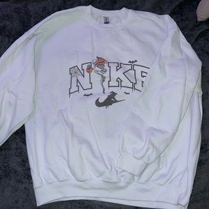 White Halloween Crewneck